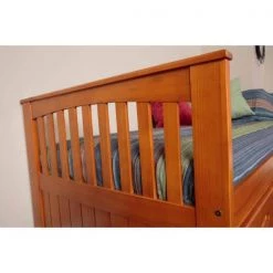 Warm Honey Twin Size Rake Bed with 3-Drawers by OS Home and Office Furniture -OS Home Sales Shop warm honey os home and office furniture platform beds 2135 k3 kd 44 1000