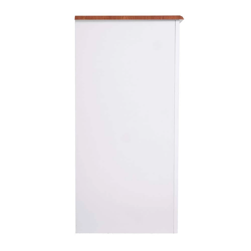 Farmhouse Series White Buffet with Sliding Barndoor and 3-Drawers by OS Home and Office Furniture 4 Farmhouse Series White Buffet with Sliding Barndoor and 3-Drawers by OS Home and Office Furniture - Image 2