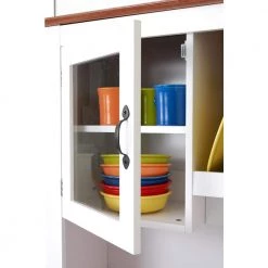 Farmhouse Series White Kitchen Buffet and Hutch with 2-Drawers and Framed Glass Door by OS Home and Office Furniture 19 Farmhouse Series White Kitchen Buffet and Hutch with 2-Drawers and Framed Glass Door by OS Home and Office Furniture -OS Home Sales Shop white os home and office furniture sideboards buffet tables 25308k 76 1000