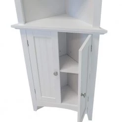 Classic White Painted Corner Storage Cabinet by OS Home and Office Furniture -OS Home Sales Shop white os home and office furniture sideboards buffet tables 25509 fa 1000