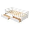 White Twin Size Daybed with two Storage Drawers by Siavonce -OS Home Sales Shop white siavonce daybeds dj y w50450915 64 1000