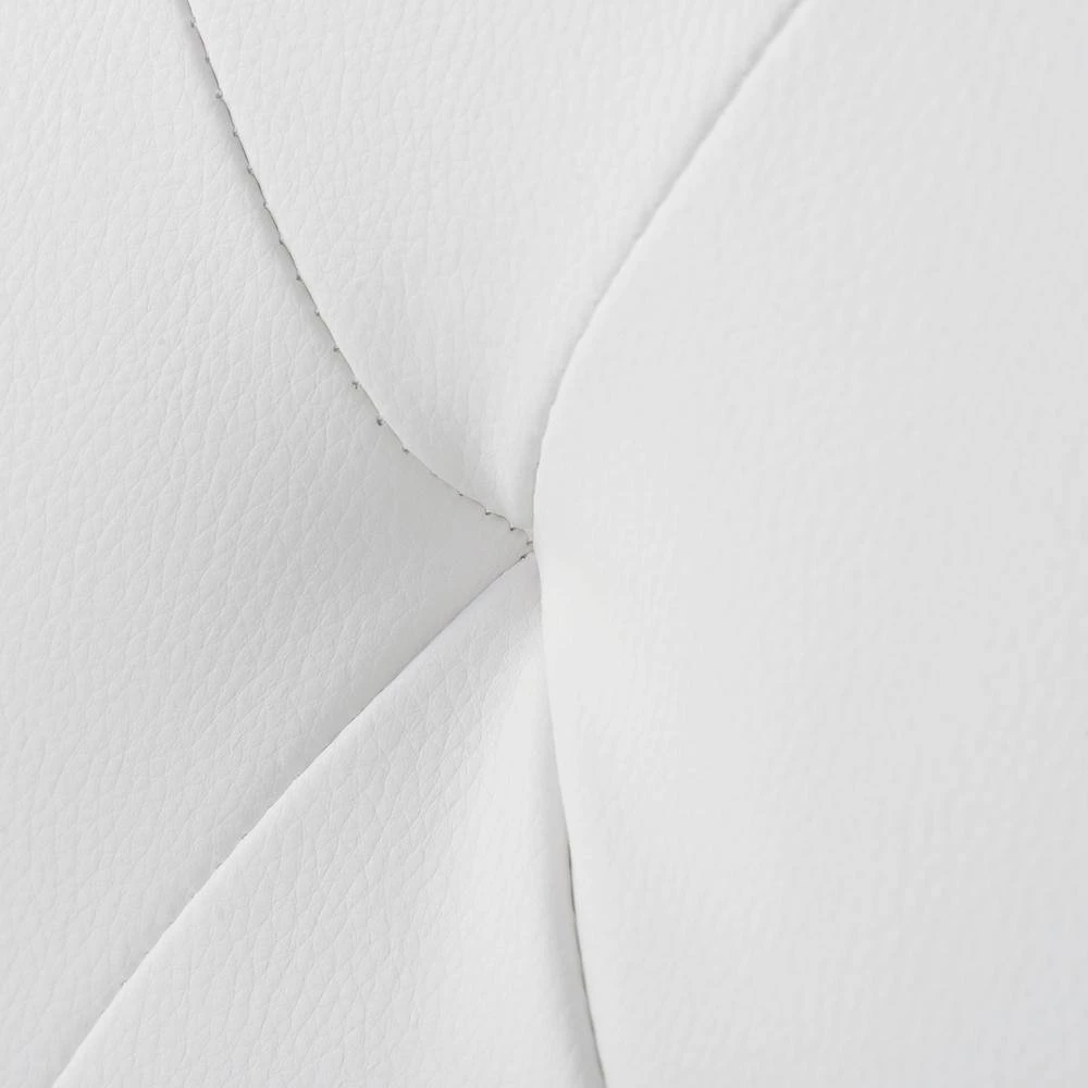 Solid Wood Legs White Dining Room Dining Chair with Antique Gold Finish for Dining Room by Siavonce 9 Solid Wood Legs White Dining Room Dining Chair with Antique Gold Finish for Dining Room by Siavonce - Image 7