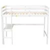 White Twin Size Loft Bed with built-in desk by Siavonce 1 White Twin Size Loft Bed with built-in desk by Siavonce -OS Home Sales Shop white siavonce loft beds dj y w50450911 64 1000