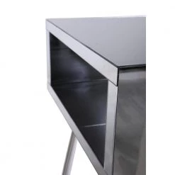 Modern Simple Acrylic White Mirror End Table Nightstand (17.9 L x 23.2 in. H) by Siavonce -OS Home Sales Shop white siavonce nightstands cm y w39523857 1d 1000