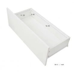 13.8 in. W Modern White TV Cabinet with 20-Color LED and Remote Control Light Fits TV's up to 70 in. by Siavonce -OS Home Sales Shop white siavonce tv stands jf y w33131188 4f 1000