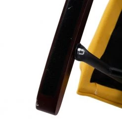 Yellow Velvet Fabric Comfortable Rocking Chair Living Room Chair With Wood And Iron Leg by Siavonce -OS Home Sales Shop yellow siavonce rockers gliders ottomans dj y w39533325 66 1000